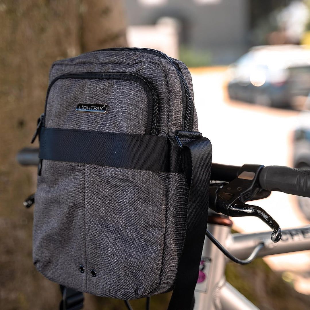 fixbag FB1246164 - Fahrrad-Umhängetasche mit Klickfix Adapterplatte + Lenker Adapter E fürs E-Bike,