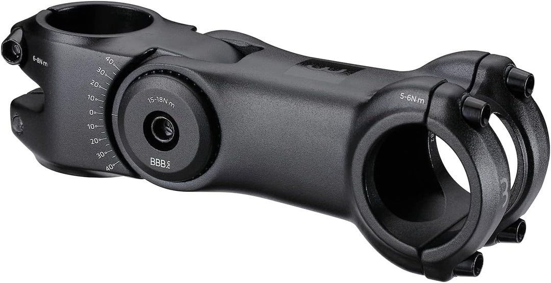 BBB Cycling Highfix Os Fahrradlenkervorbau Einstellbar mit-40° -+40° Stangendurchmesser 31,8mm 6061