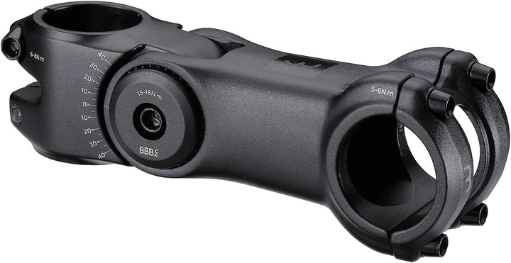 BBB Cycling Highfix Os Fahrradlenkervorbau Einstellbar mit-40° -+40° Stangendurchmesser 31,8mm 6061