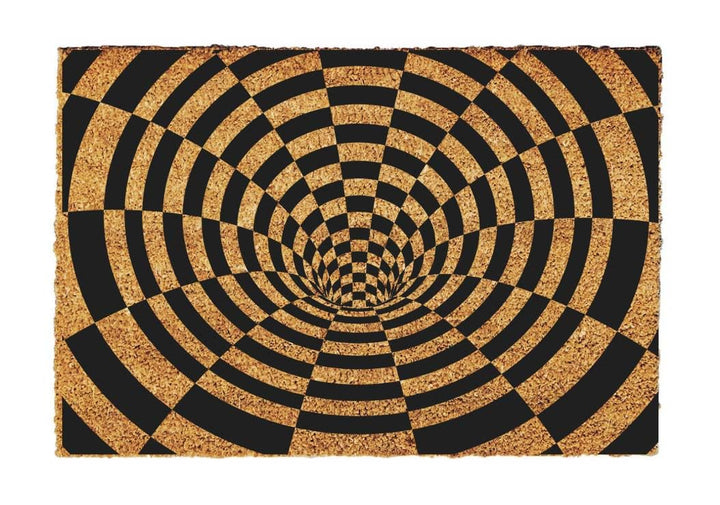 Giftstory Kokosmatte Fussmatte Kokos 3D-Tunnel für Innen und Aussen 60x40 Fussmatte Haustür - Willko