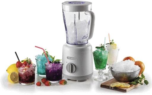 Ariete Breakfast 586 Blender, Elektrischer Mixer mit 4 Edelstahlklingen, 2 Geschwindigkeiten + Pulse