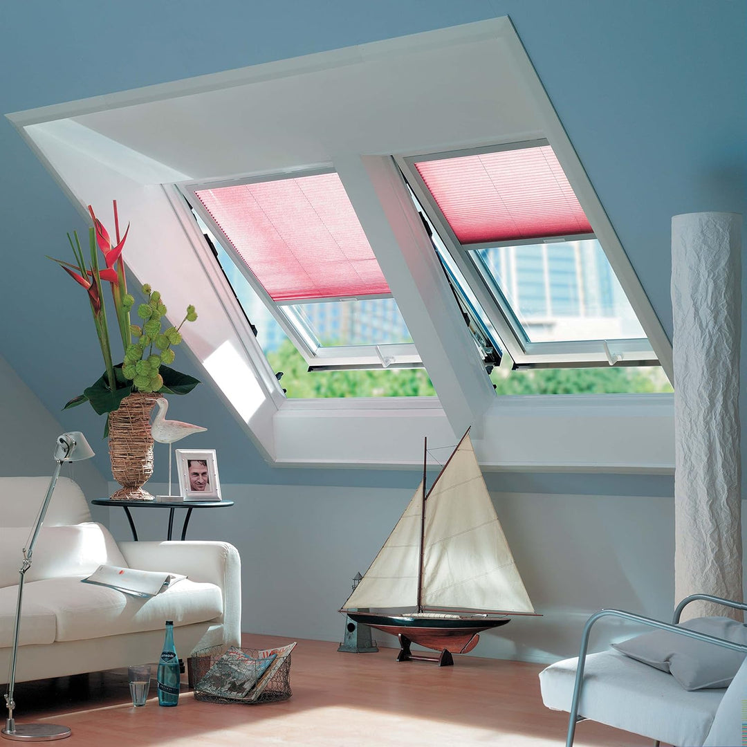 Roto Designo R8 WDF R88CK W WD AL Klapp-Schwingfenster mit Wärmedämmung und Eindeckrahmen (Eindeckra