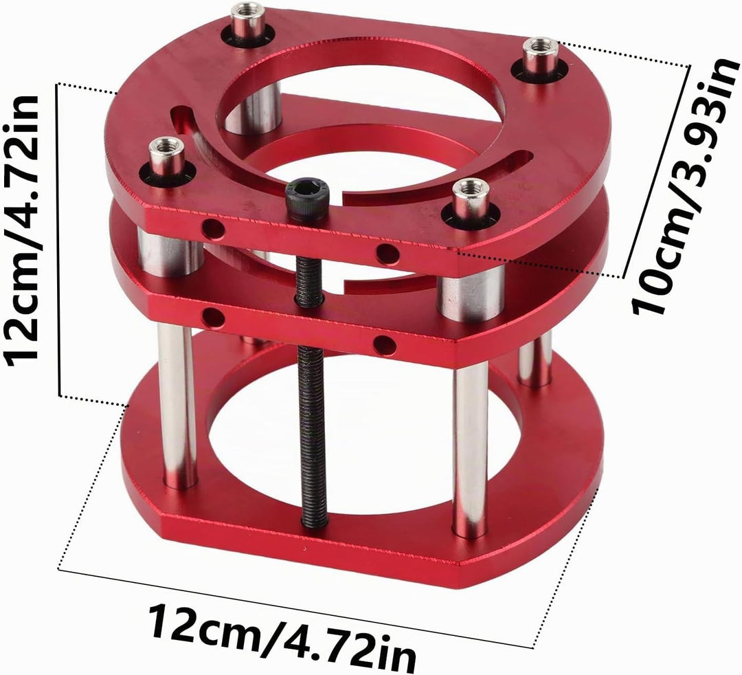 plplaaoo Router Lift Präzise System 4-Backen-Hebebühne Klemm-Frästisch-Hebesystem Oberfräse Tisch He