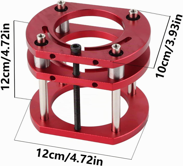 plplaaoo Router Lift Präzise System 4-Backen-Hebebühne Klemm-Frästisch-Hebesystem Oberfräse Tisch He