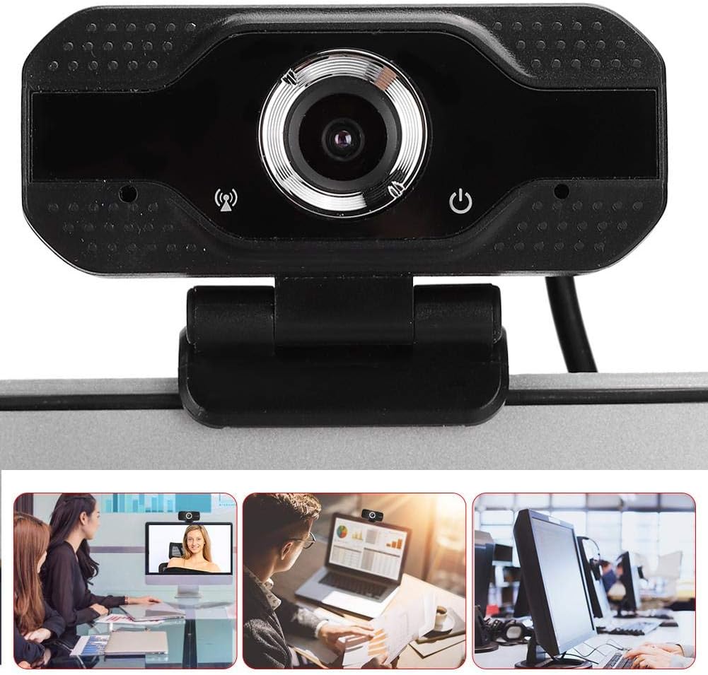VBESTLIFE Full HD 1080p Webcam mit Mikrofon für Desktop, USB Online Class Computerkamera, Plug & Pla