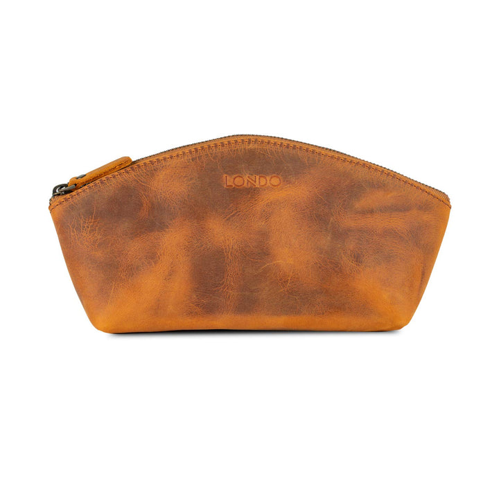 LONDO Handtasche aus echtem Leder, vielseitig einsetzbar, Gondel-Stil, Unisex Camel, Camel