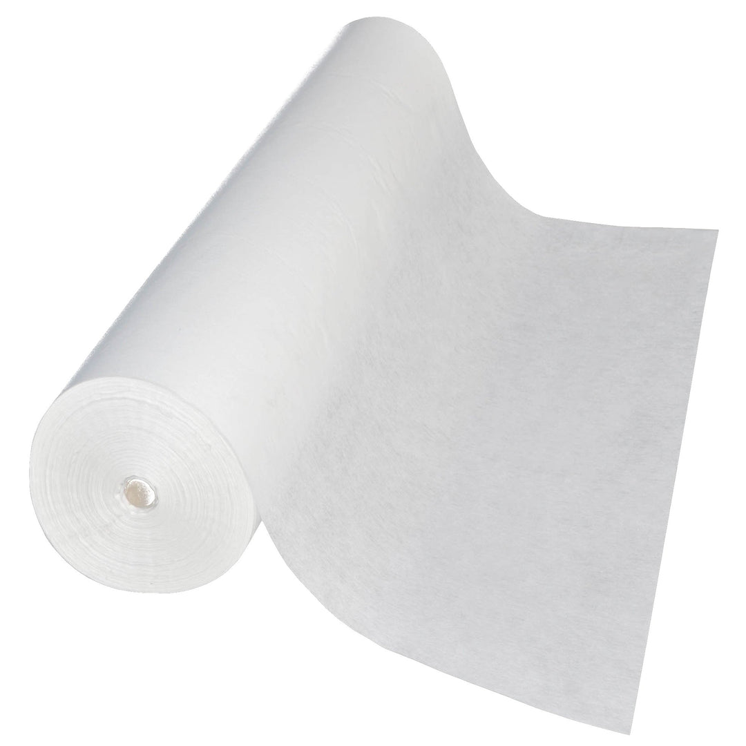 AUCUNE Grosse rechteckige Tischdecke auf Vlies-Rolle, 50 m, Weiss