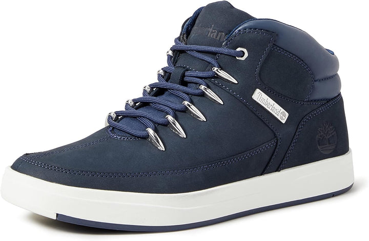 Timberland Herren Davis Square Hiker Stiefel 40 EU Blau Nubuck, 40 EU Blau Nubuck