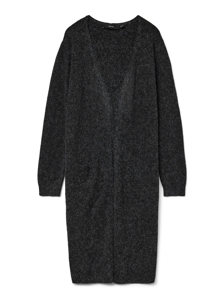 VERO MODA Female Strickjacke VMDOFFY Strickjacke, Black/Detail:melange
