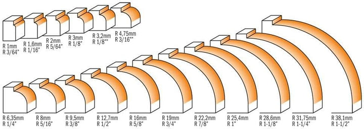 CMT Orange Tools 938.167.11 – Erdbeere R. Concavo mit rodam. HM S 8 I 12.7 R 2 D 16.7