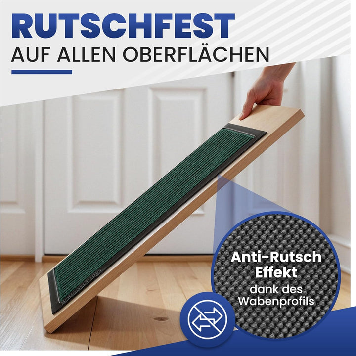 PazCaz Fussmatte innen und aussen [S-XXL] in Allen Farben - rutschfest & langlebig - Schmutzfangmatt