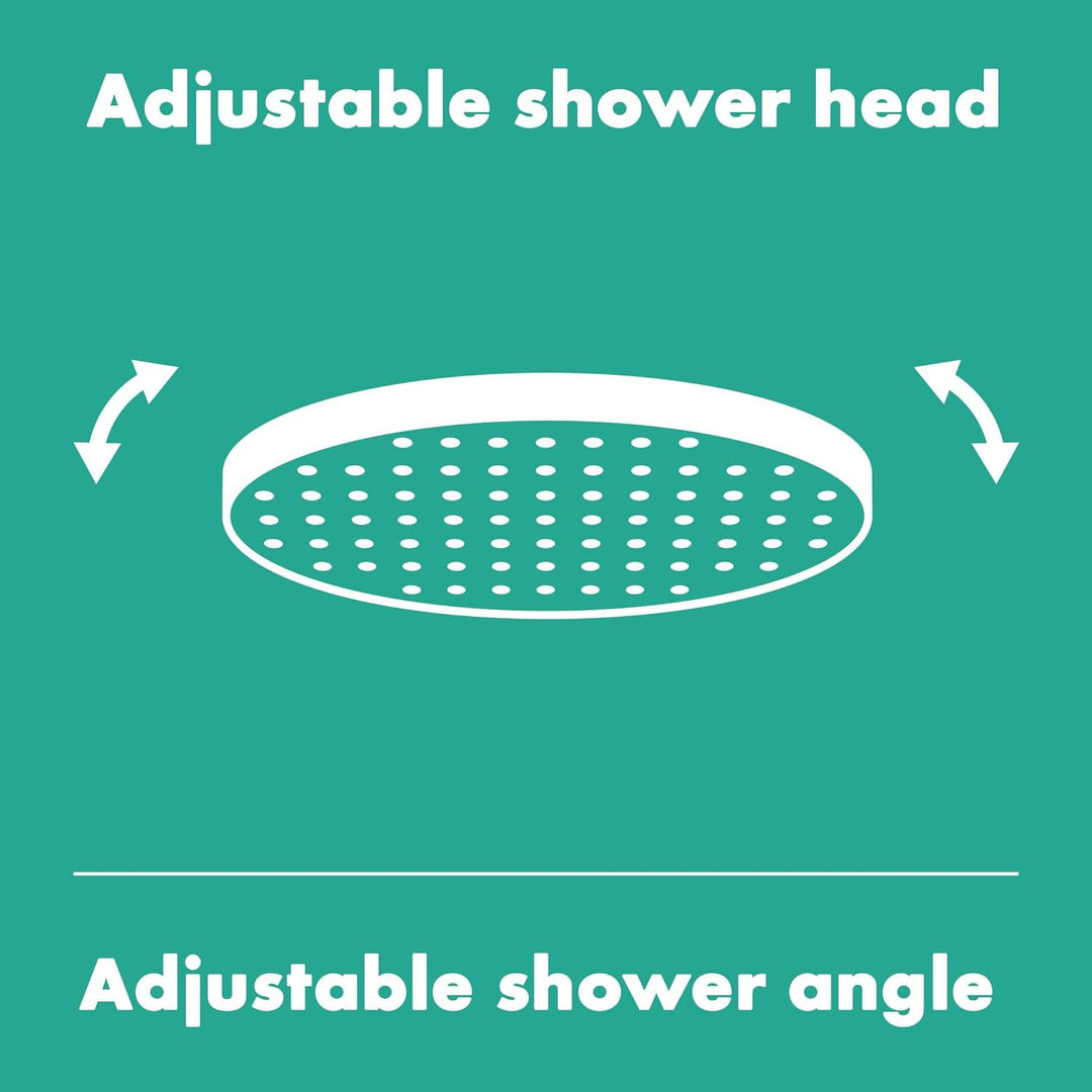 hansgrohe Kopfbrause Pulsify S, Brausekopf 260mm, Duschkopf Regendusche mit 1 Strahlart, Chrom Chrom