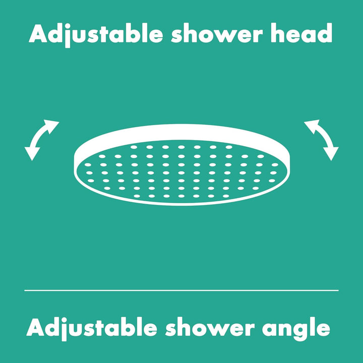 hansgrohe Kopfbrause Pulsify S, Brausekopf 260mm, Duschkopf Regendusche mit 1 Strahlart, Chrom Chrom