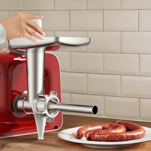 GVODE Fleischwolf Zubehör für Bosch MUM58720 Küchenmaschine, Geeignet für Bosch Multifunktions-Robot