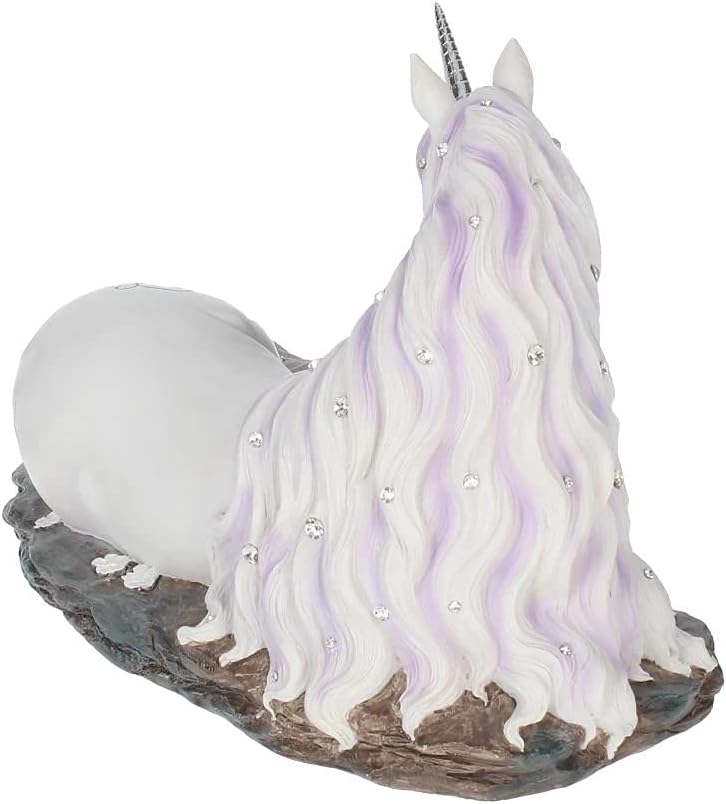 Nemesis Now B2832H7 Dekofigur Ruhe, 19 cm, Kunstharz, Weiss