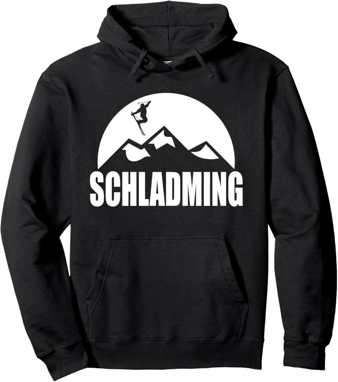 Schladming Apres Ski Skiurlaub Skifahrer Skifahren Alpen Pullover Hoodie