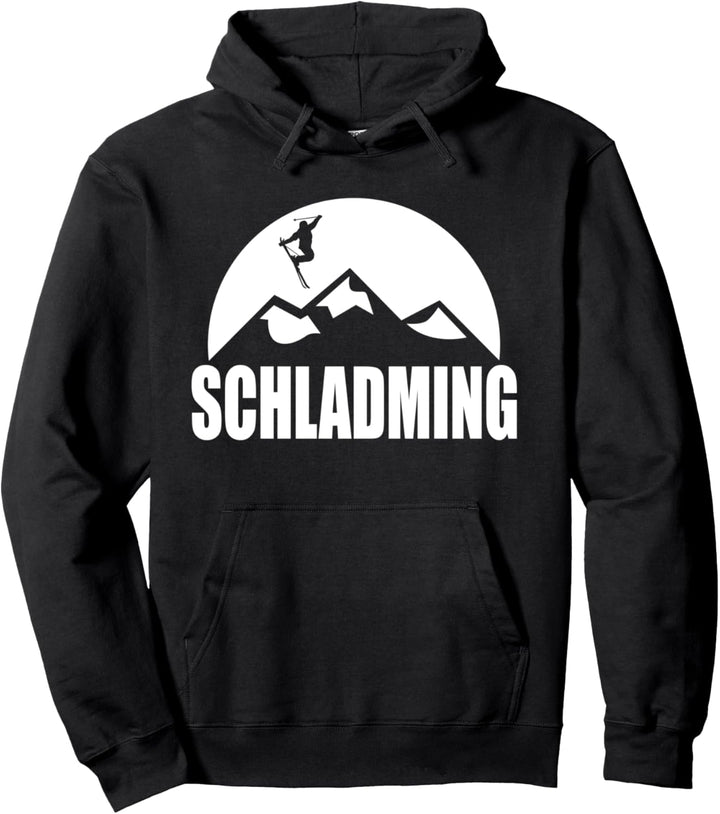 Schladming Apres Ski Skiurlaub Skifahrer Skifahren Alpen Pullover Hoodie