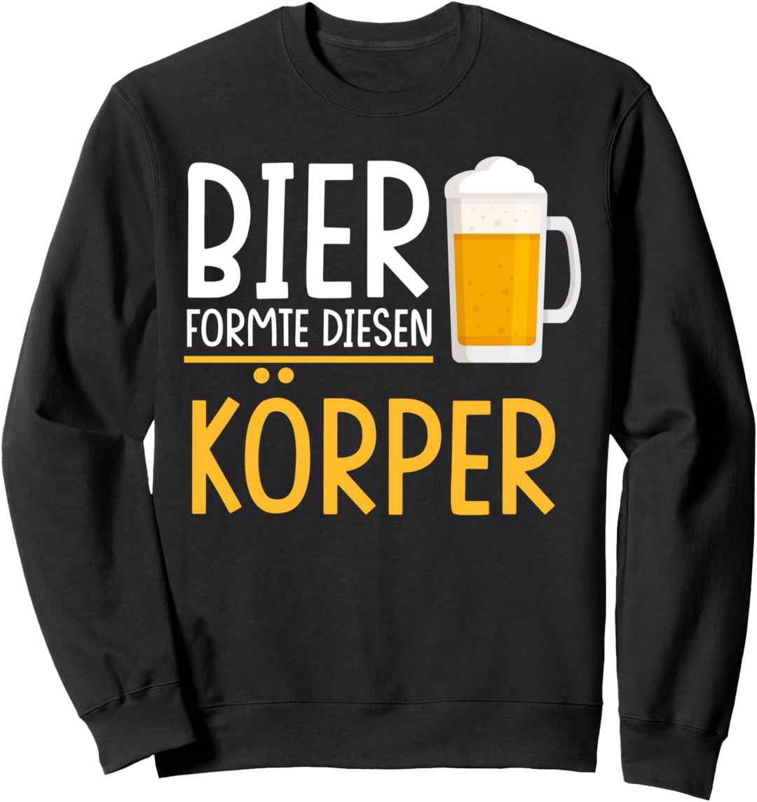 Bier Formte Diesen Körper Biertrinker Mallorca Party Sweatshirt