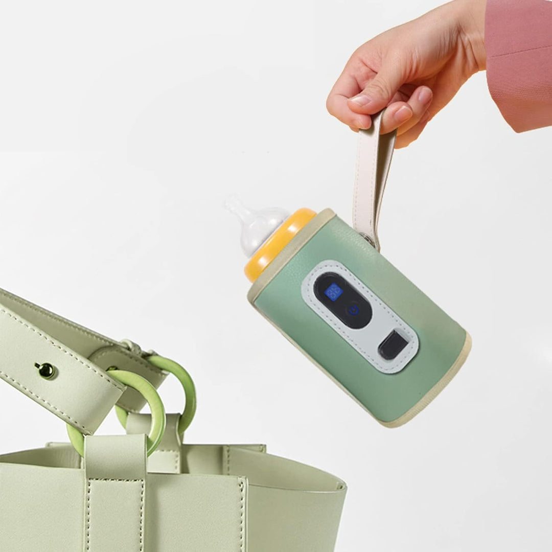 Babyflaschenw?rmer, Temperatursteuerung, USB-ladbar, wasserdicht, tragbar f¨¹r Muttermilch, Babynahr