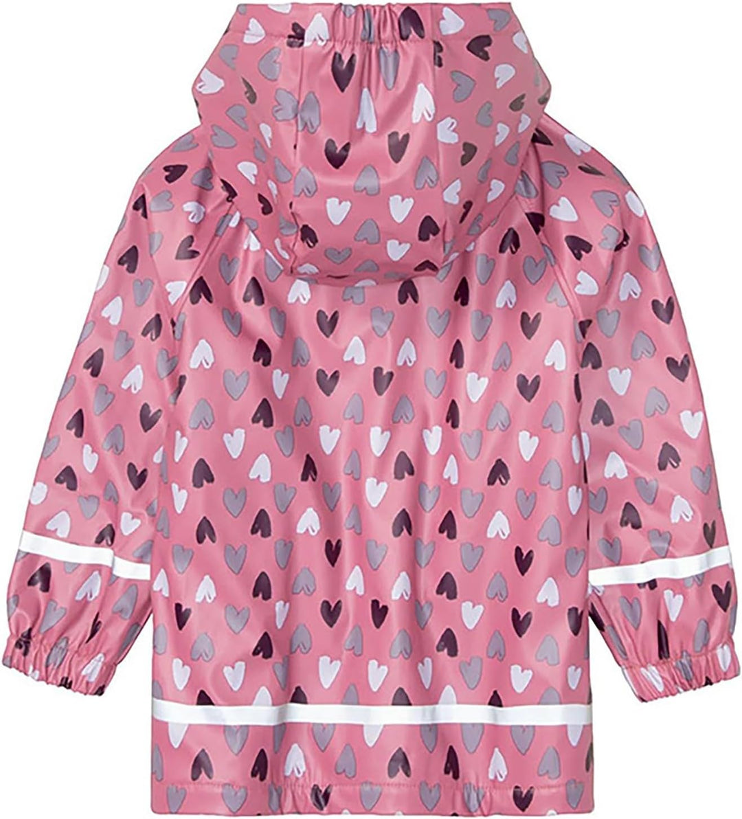 Überschuhe Regenjacke für, und Mädchen, mit Kapuze, Meerestiere, Bedruckt, Regenschutz, Reissverschl