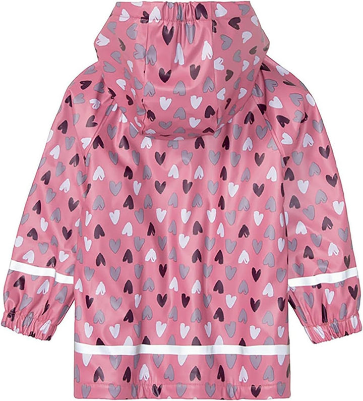 Überschuhe Regenjacke für, und Mädchen, mit Kapuze, Meerestiere, Bedruckt, Regenschutz, Reissverschl