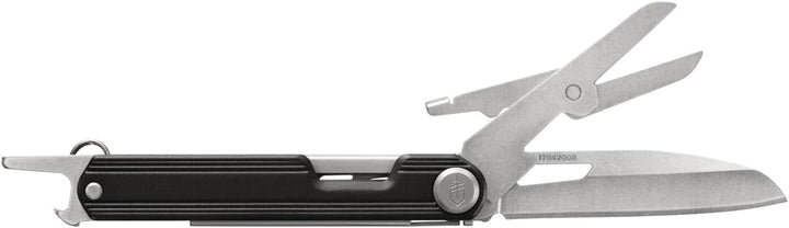Gerber Taschenmesser mit 4 Funktionen, Multitool mit glatter Klinge, ArmBar Slim Cut, Dunkelgrau, Ed