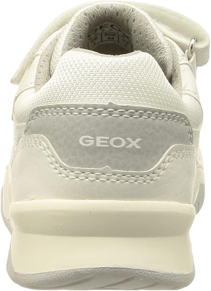 Geox Jungen J Perth Boy B Sneakers 28 EU White Lt Grey, 28 EU White Lt Grey