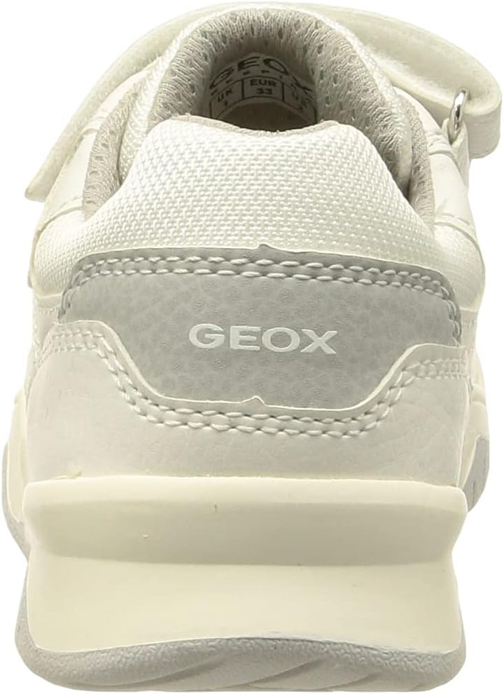 Geox Jungen J Perth Boy B Sneakers 28 EU White Lt Grey, 28 EU White Lt Grey
