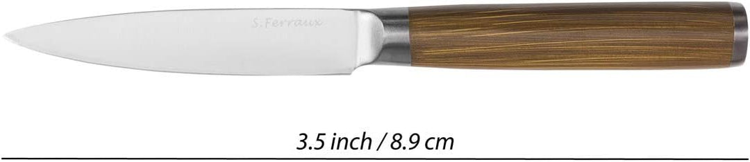 Ferraux Professional 3er Messerset Edelstahl Kochmesser 20 cm (Japanisch) - Fleischmesser - Allzweck