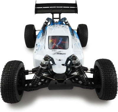 Amewi 22299, weiss-blau Planet Pro 4WD Buggy RTR, 1:8, 2,4GHZ Weiss/Blau, Weiss/Blau