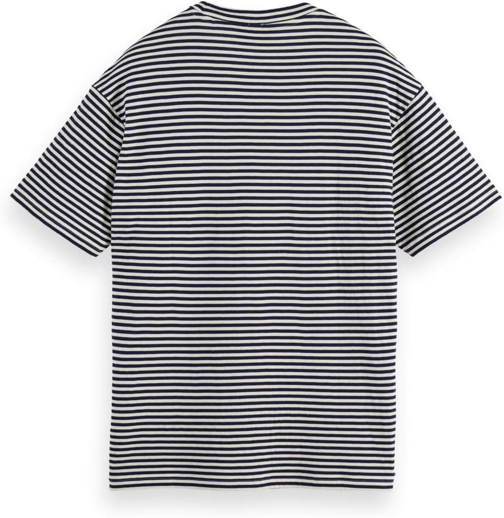 Scotch & Soda Herren Pocket T-Shirt T-Shirt S Combo B White/Navy 410, S Combo B White/Navy 410