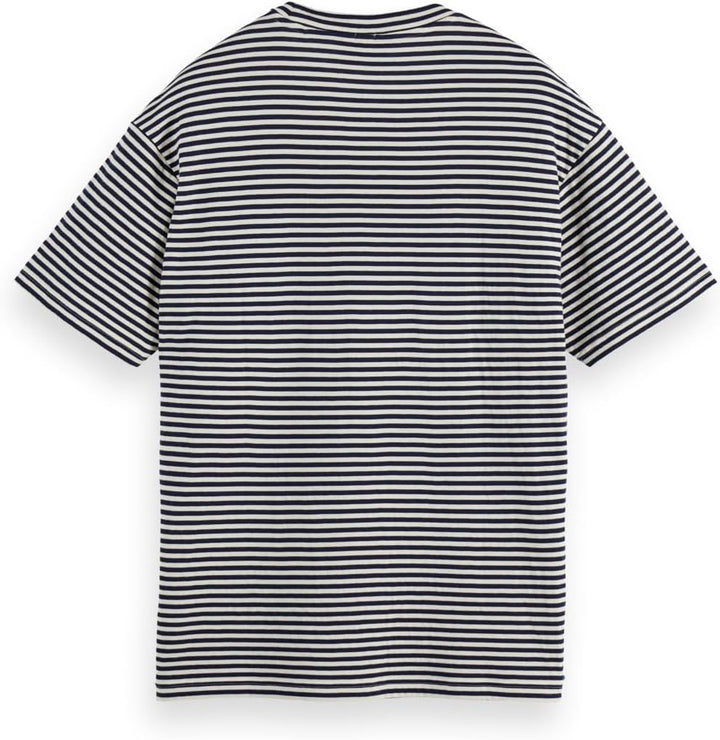 Scotch & Soda Herren Pocket T-Shirt T-Shirt S Combo B White/Navy 410, S Combo B White/Navy 410