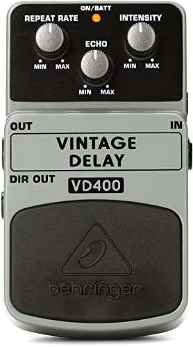 Best Price Square Guitar Pedal, Vintage DELAY VD400 by BEHRINGER VINTAGE DELAY VD400 Guitar Pedal, V
