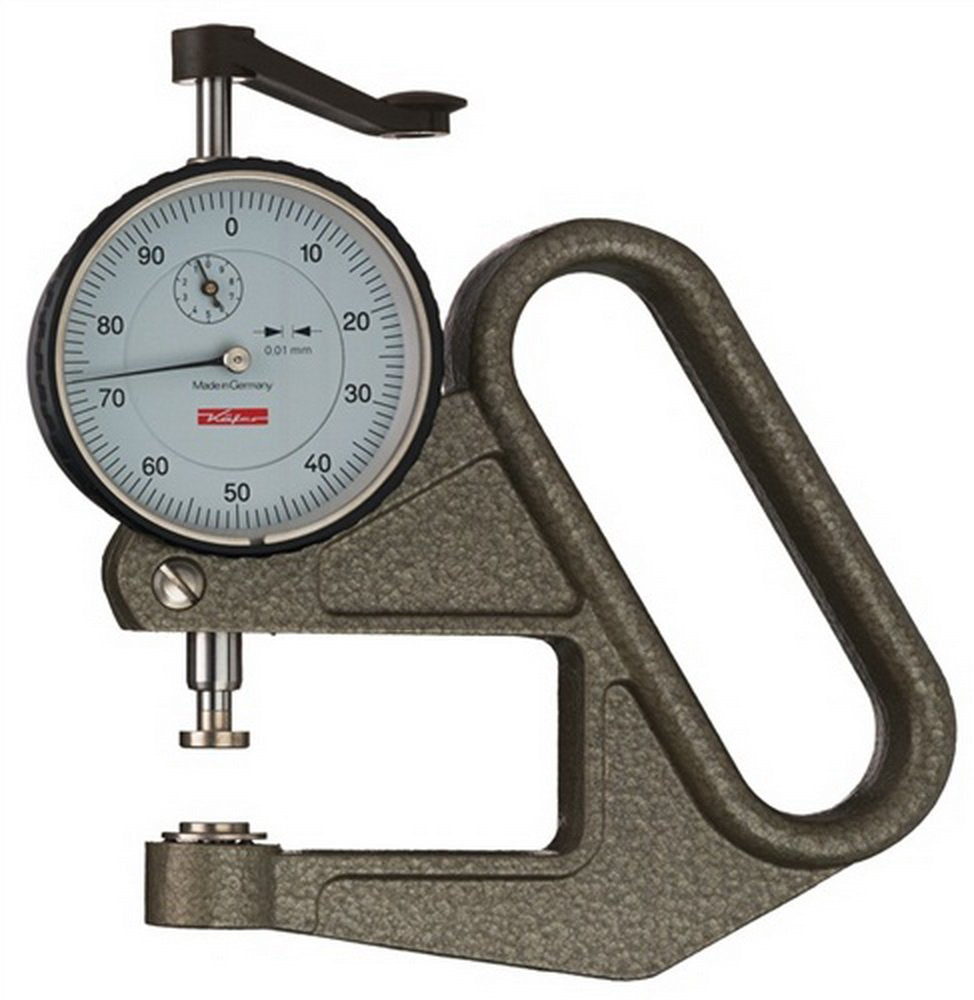 Dickenmessgerät J50 10mm Ablesung 0,01mm flach 10mm