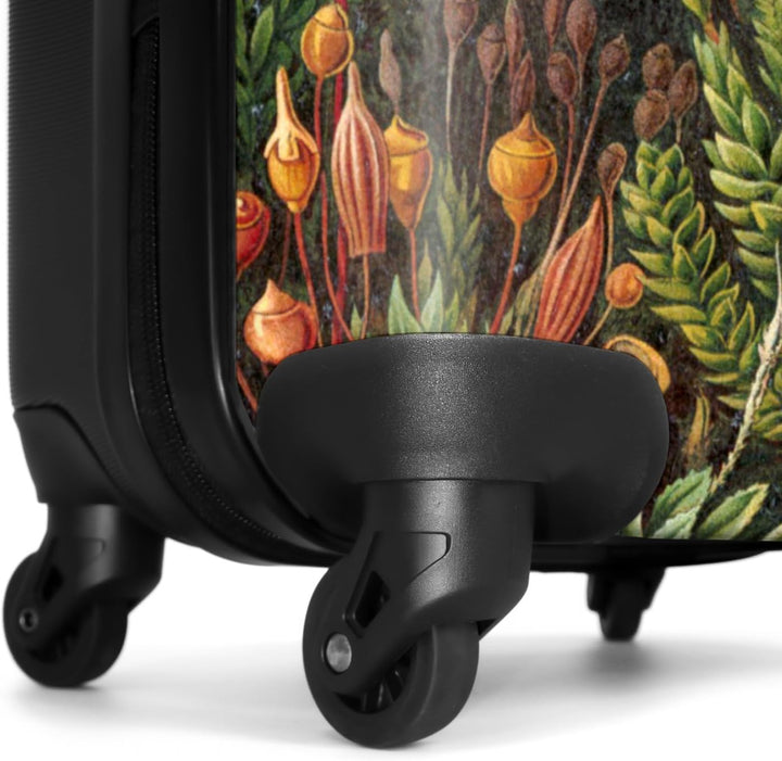 NoBoringSuitcases.com® Koffer Handgepäck Trolley Rollkoffer Kleine Reisekoffer mit 4 Rollen - Vintag