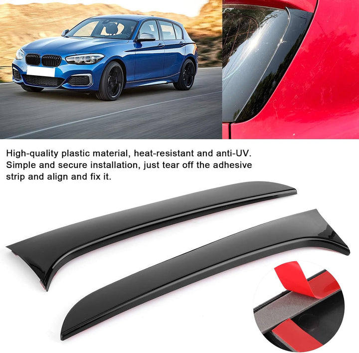 Heckspoiler Spoiler Heckfenster Seitenspoiler 2 pcs Heckfenster Seitenspoiler Flügel Trim Abdeckung