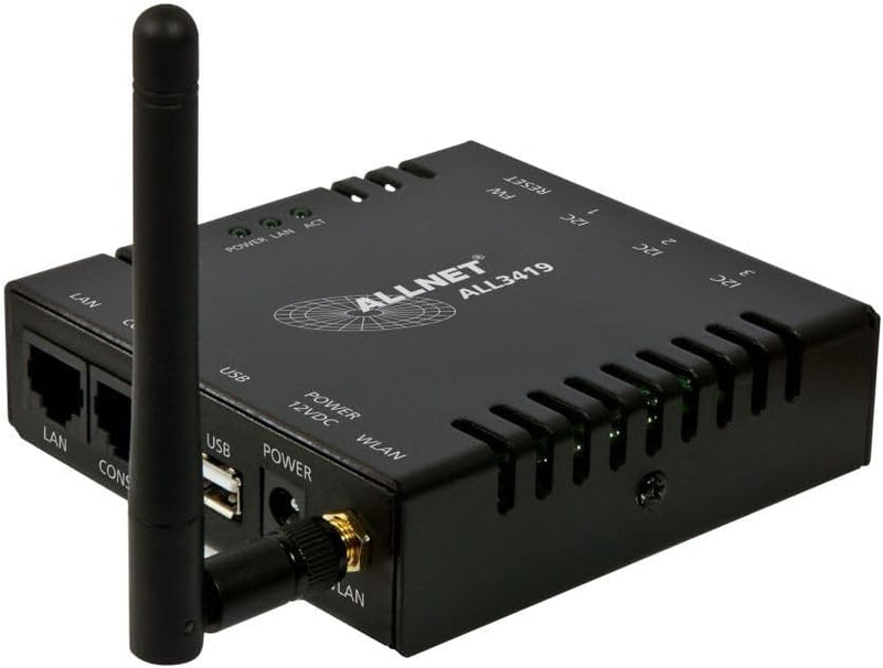 ALLNET ALL3419 Avec fil &sans fil Noir