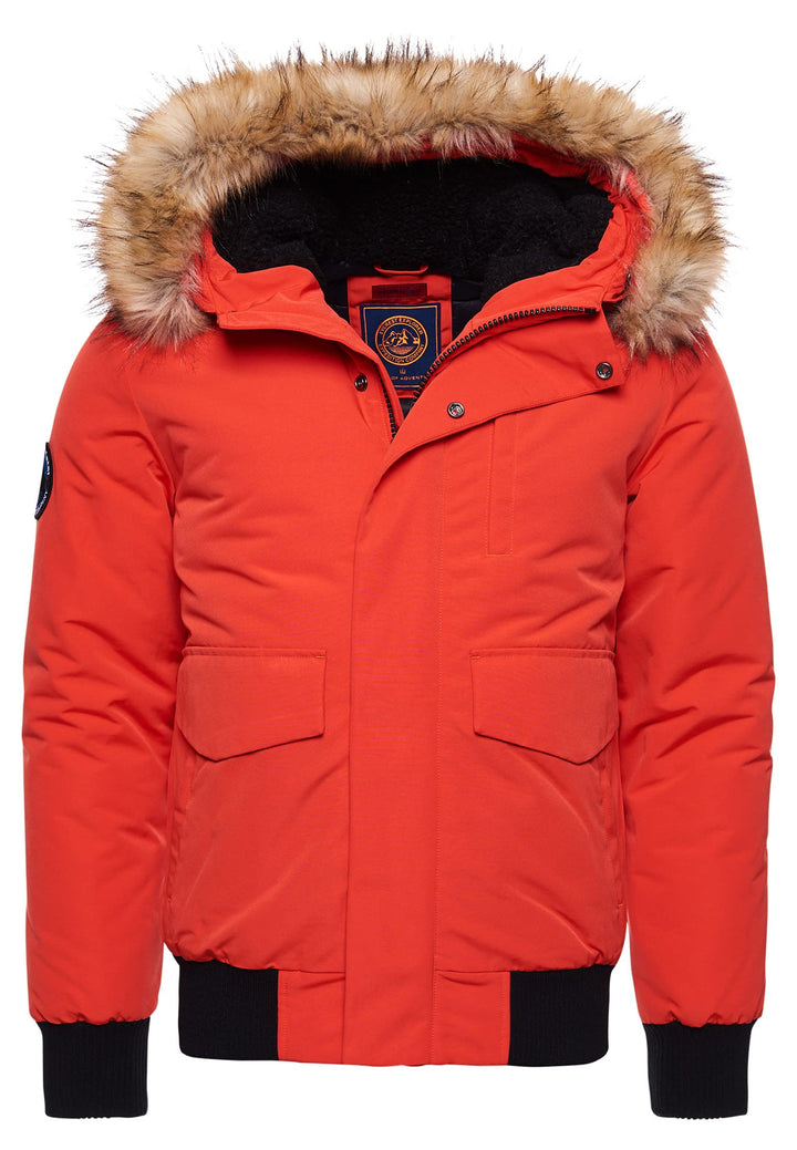 Superdry Herren Everest Bomber Jacket S Bold Orange, S Kräftiges Orange
