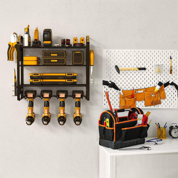 Power Tool Organizer Elektrowerkzeug Organizer Bohrhalter Wandhalterung, Hochleistungs Metall Werkze