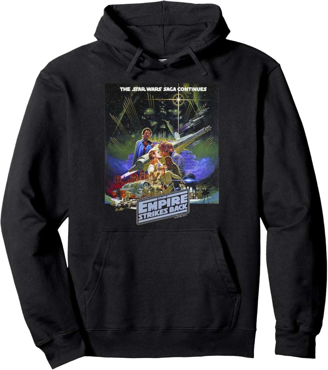 Star Wars: The Empire Strikes Back 40 Years Poster Pullover Hoodie