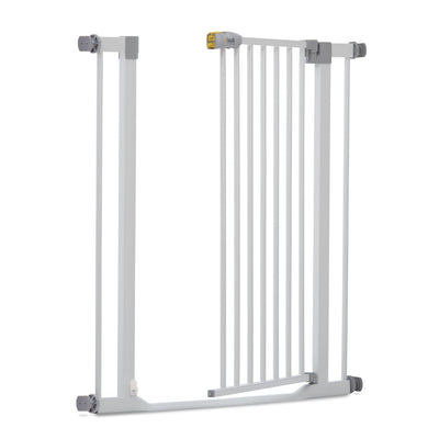 Hauck Treppenschutzgitter / Türschutzgitter Clear Step Gate, für Breiten 75 - 80 cm, Ultra Flache Sc