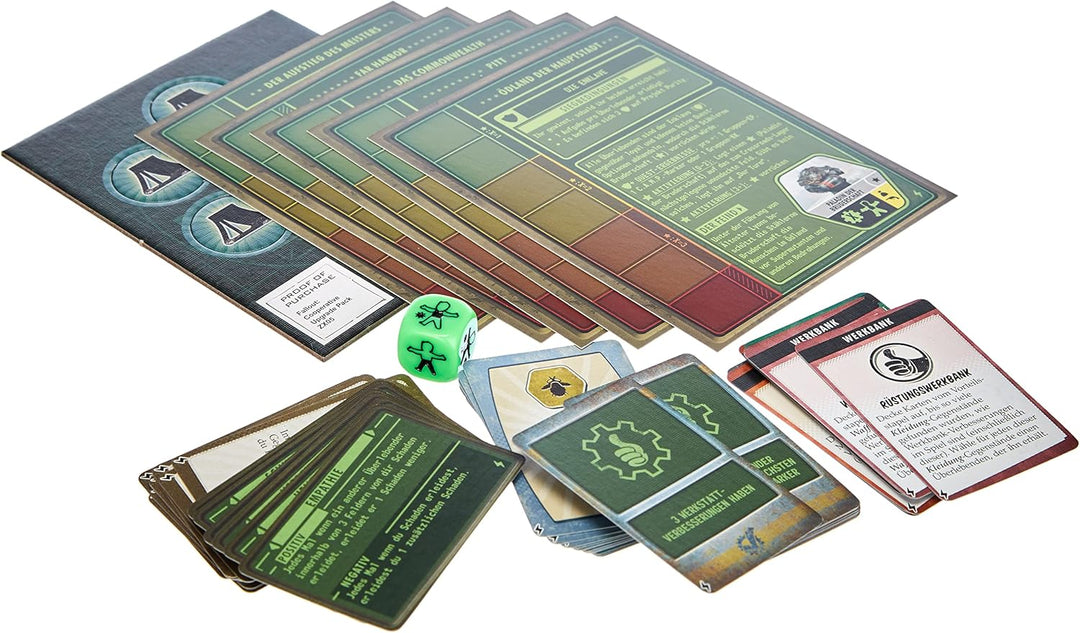 Fantasy Flight Games, Fallout – Atomare Allianz, Erweiterung, Expertenspiel, Strategiespiel, 1-4 Spi