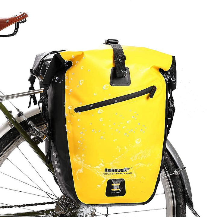 Rhinowalk 25L Fahrradtasche Wasserdicht Gepäckträgertasche Fahrrad Laptop Gepäckträger Seitentaschen