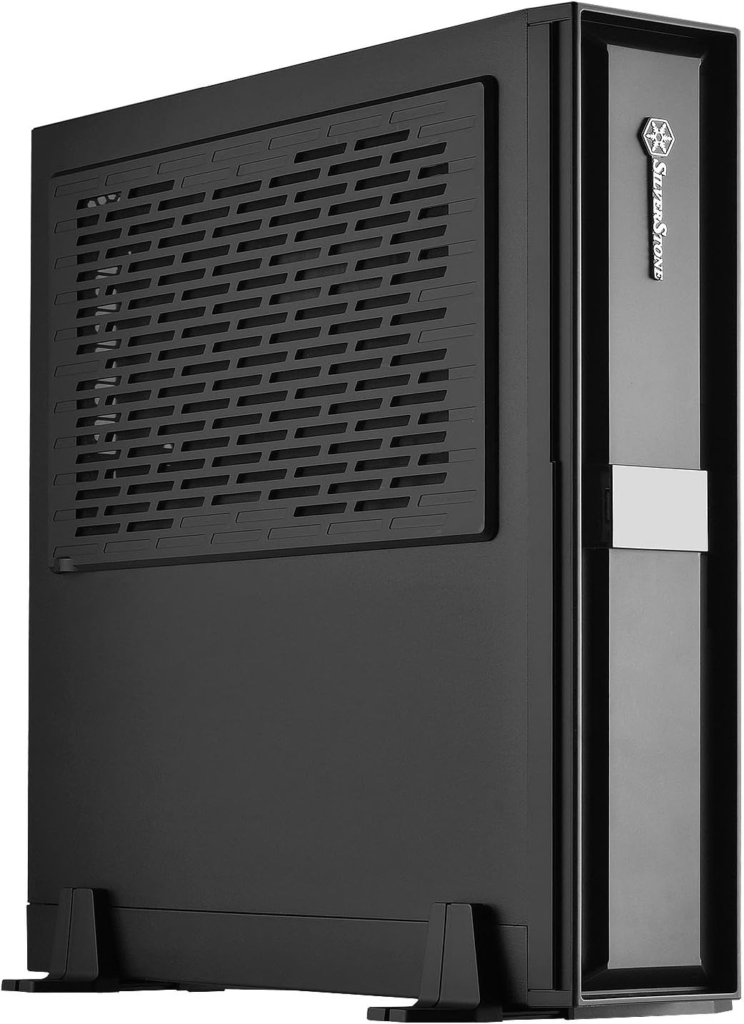 SilverStone SST-ML08B - Milo Mini-ITX schmales HTPC Desktop Gehäuse, schwarz