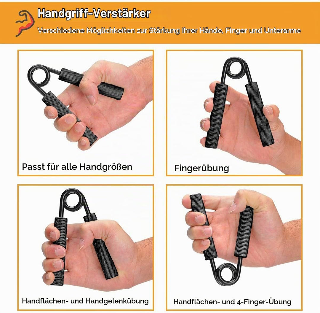 COVVY Handgriff-Stärker, 3er-Pack (150,200,250 LBS) Griffkrafttrainer, Unterarmstärker, Handstärker,