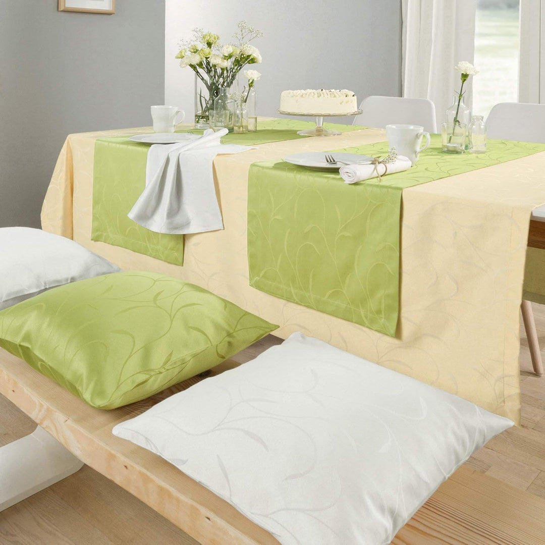 Erwin Müller Tischwäsche, Tischdecke Uni, Remscheid Taupe Grösse 150x350 cm - hochwertige Qualität m