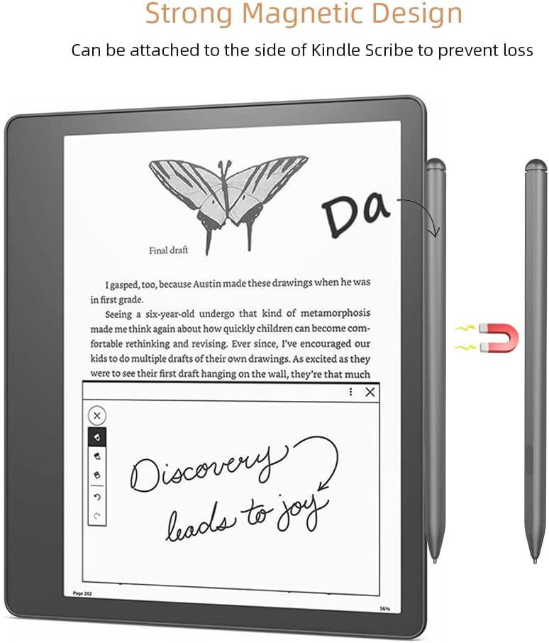 VOVIPO EMR Stylus mit Digital Radiergummi,Tablet Stylus passend für Remarkable 2/Boox/Scribe 10.2/Ga
