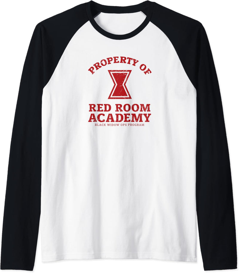 Marvel Black Widow Property of Red Room Academy Raglan