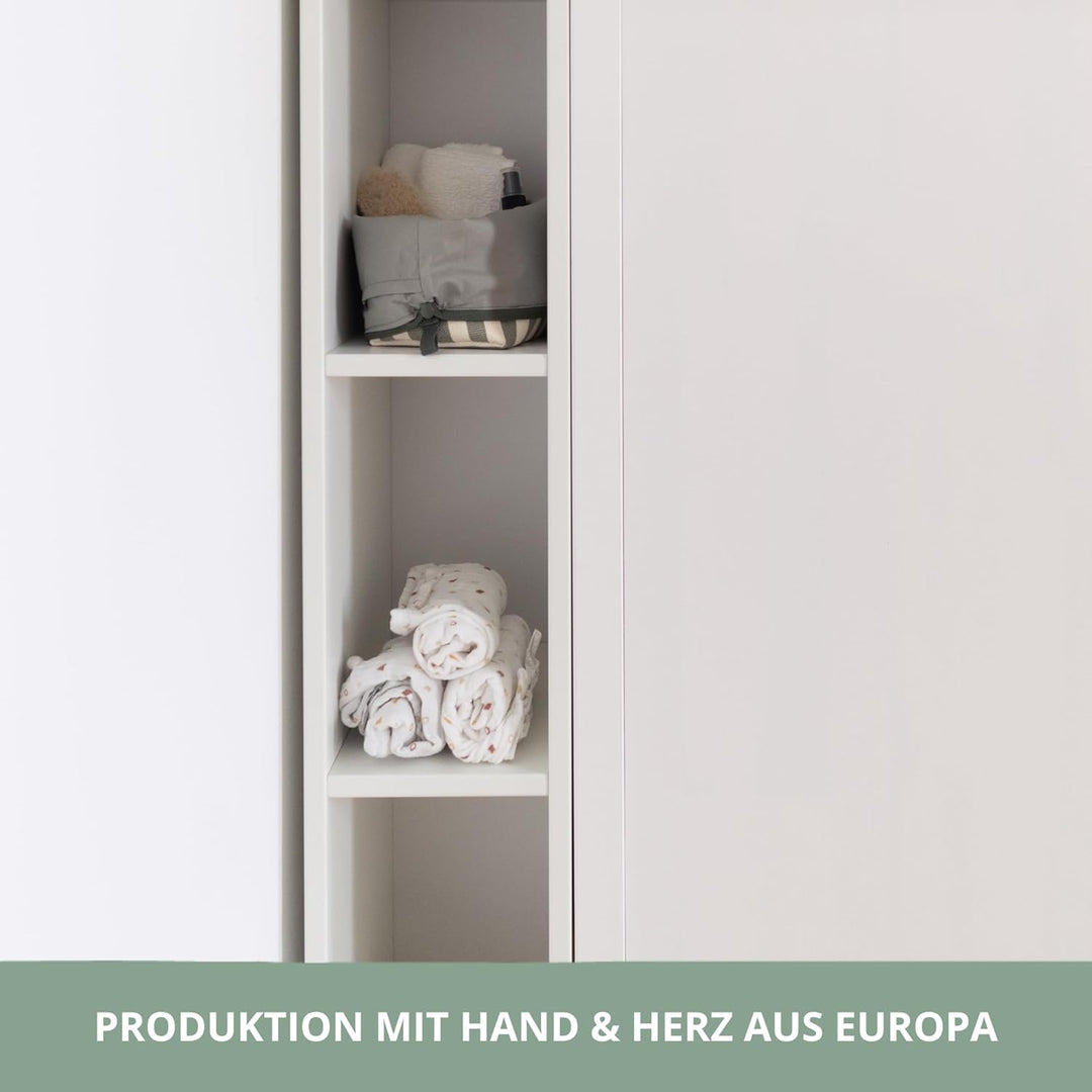 Stauraumregal für IKEA HEMNES Kommode – passgenaues Zwischenregal für Windeln, Babykleidung & Pflege