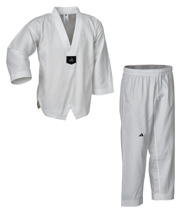 adidas Taekwondoanzug Training | Dobok mit Baumwollanteil für Kinder und Erwachsene | Leicht und atm